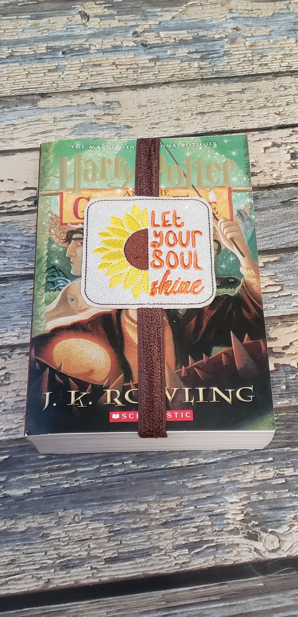 Let your soul shine Book Band - Digital Embroidery Design