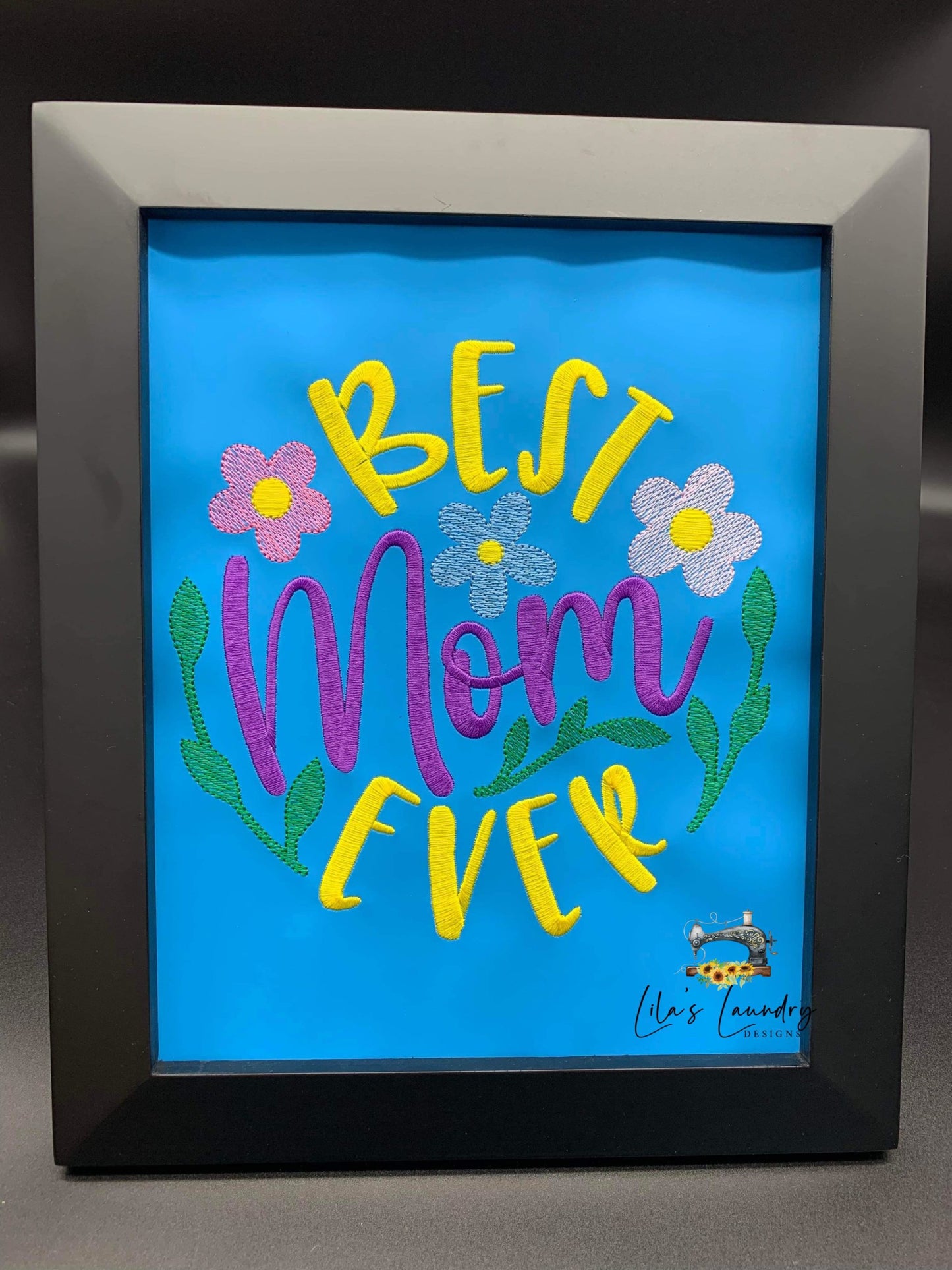 Best Mom Ever Sketch - 3 sizes- Digital Embroidery Design