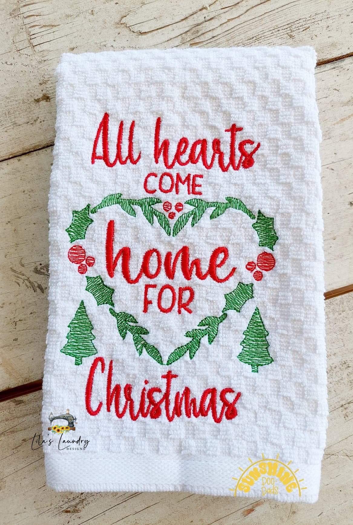 All Hearts Come Home - 3 sizes- Digital Embroidery Design