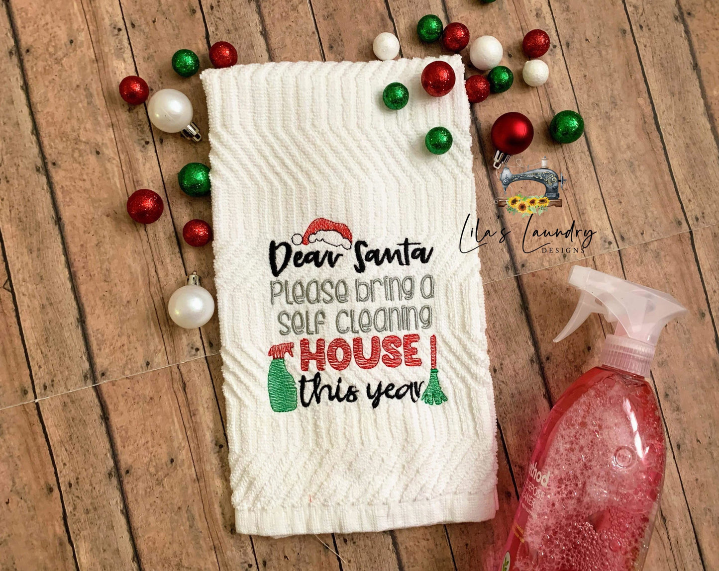 Self Cleaning House - 3 sizes- Digital Embroidery Design