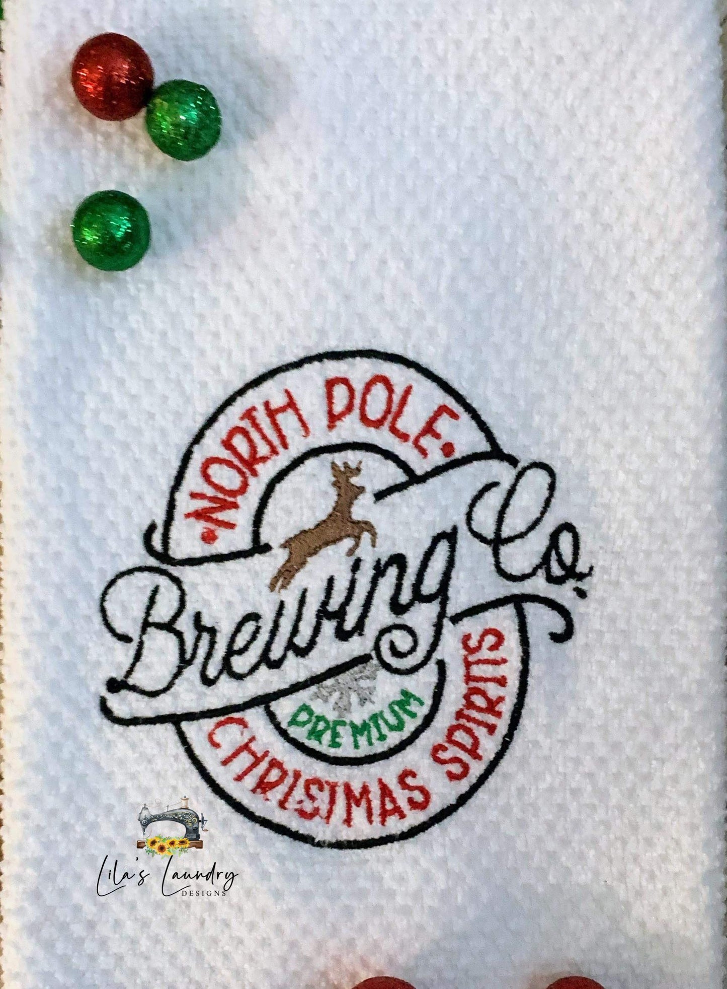 North Pole Brewing Co. - 3 sizes- Digital Embroidery Design