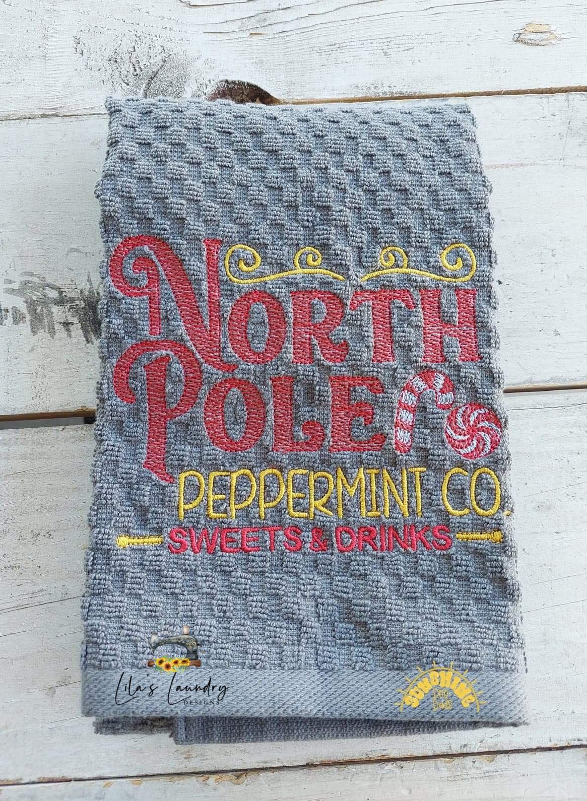 North Pole Peppermint Co. - 3 sizes- Digital Embroidery Design