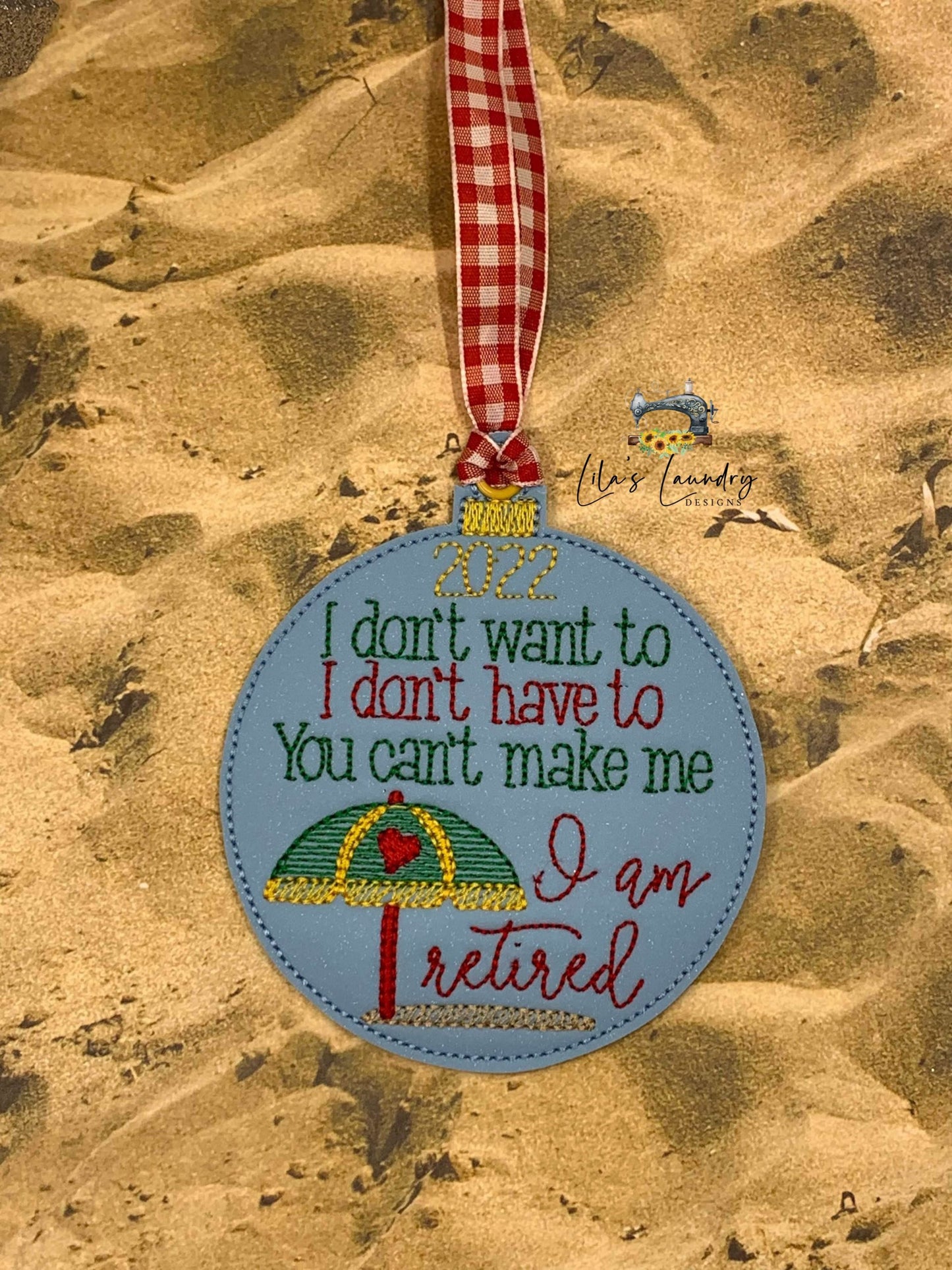 Retired 2022 Ornament - Digital File - Embroidery Design