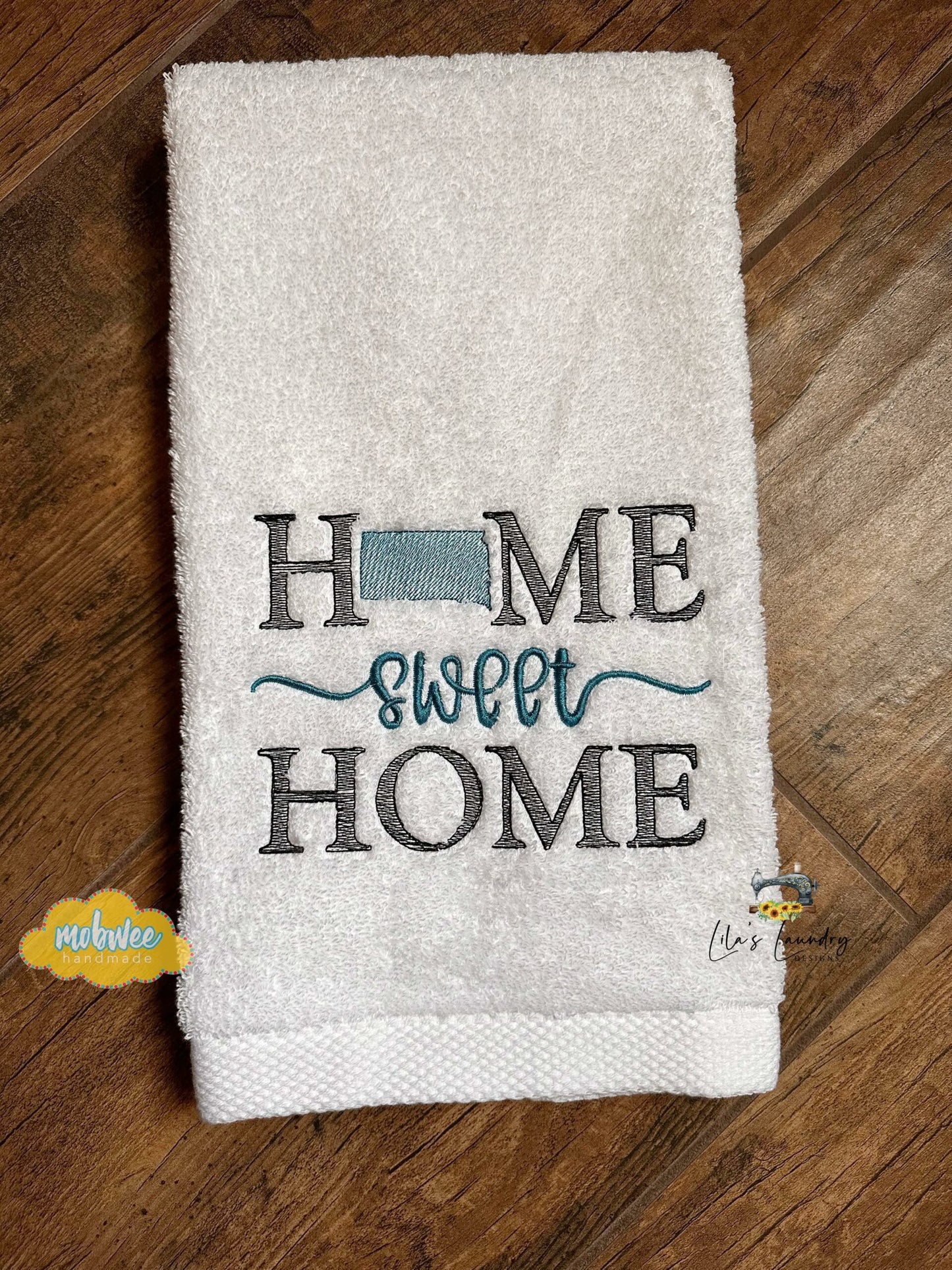 Home Sweet Home South Dakota - 4 sizes- Digital Embroidery Design