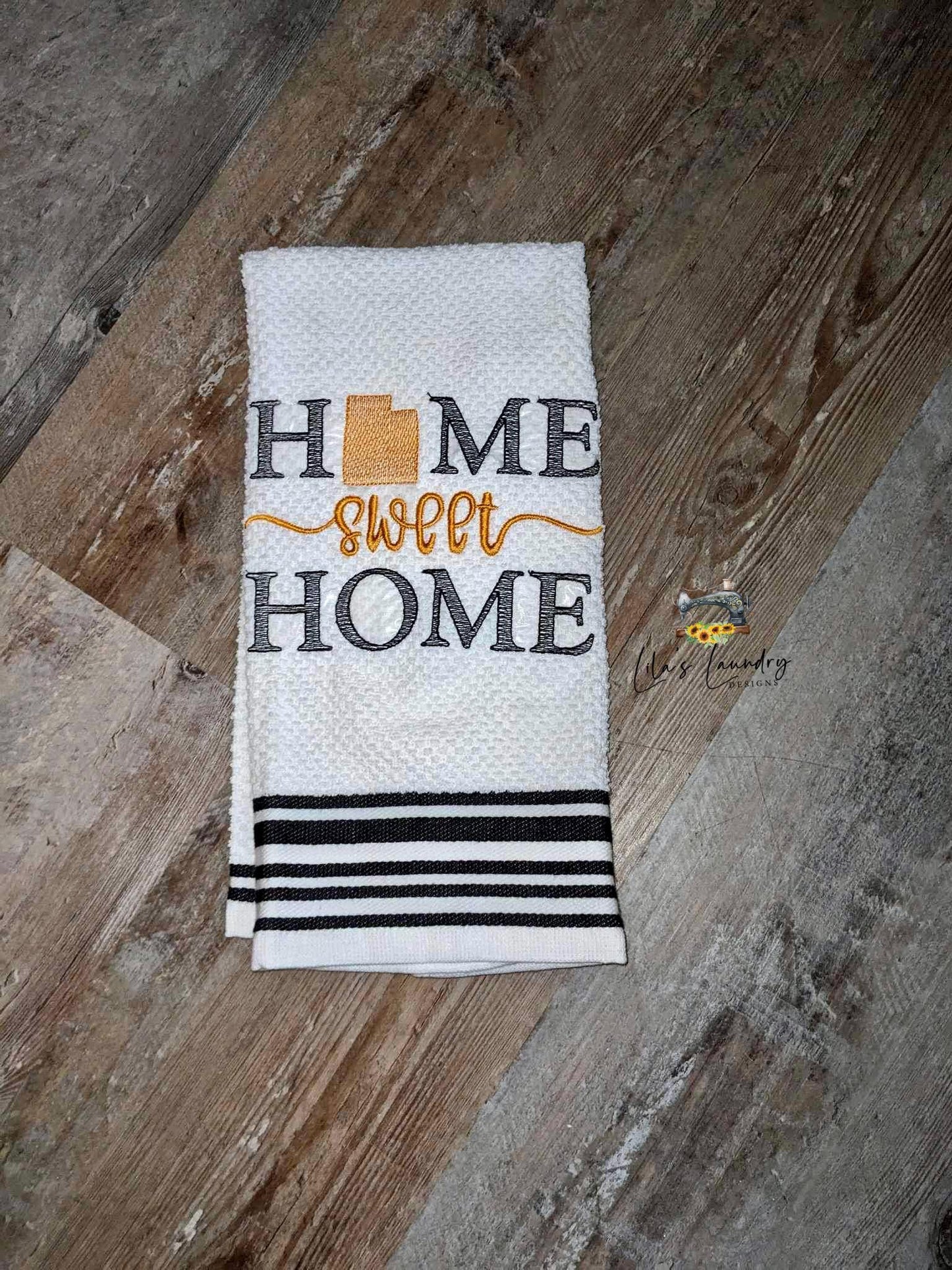 Home Sweet Home Utah - 4 sizes- Digital Embroidery Design