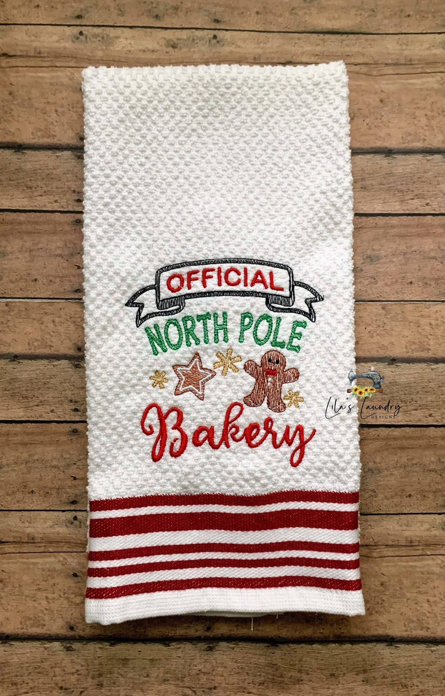 Official North Pole Bakery - 4 sizes- Digital Embroidery Design