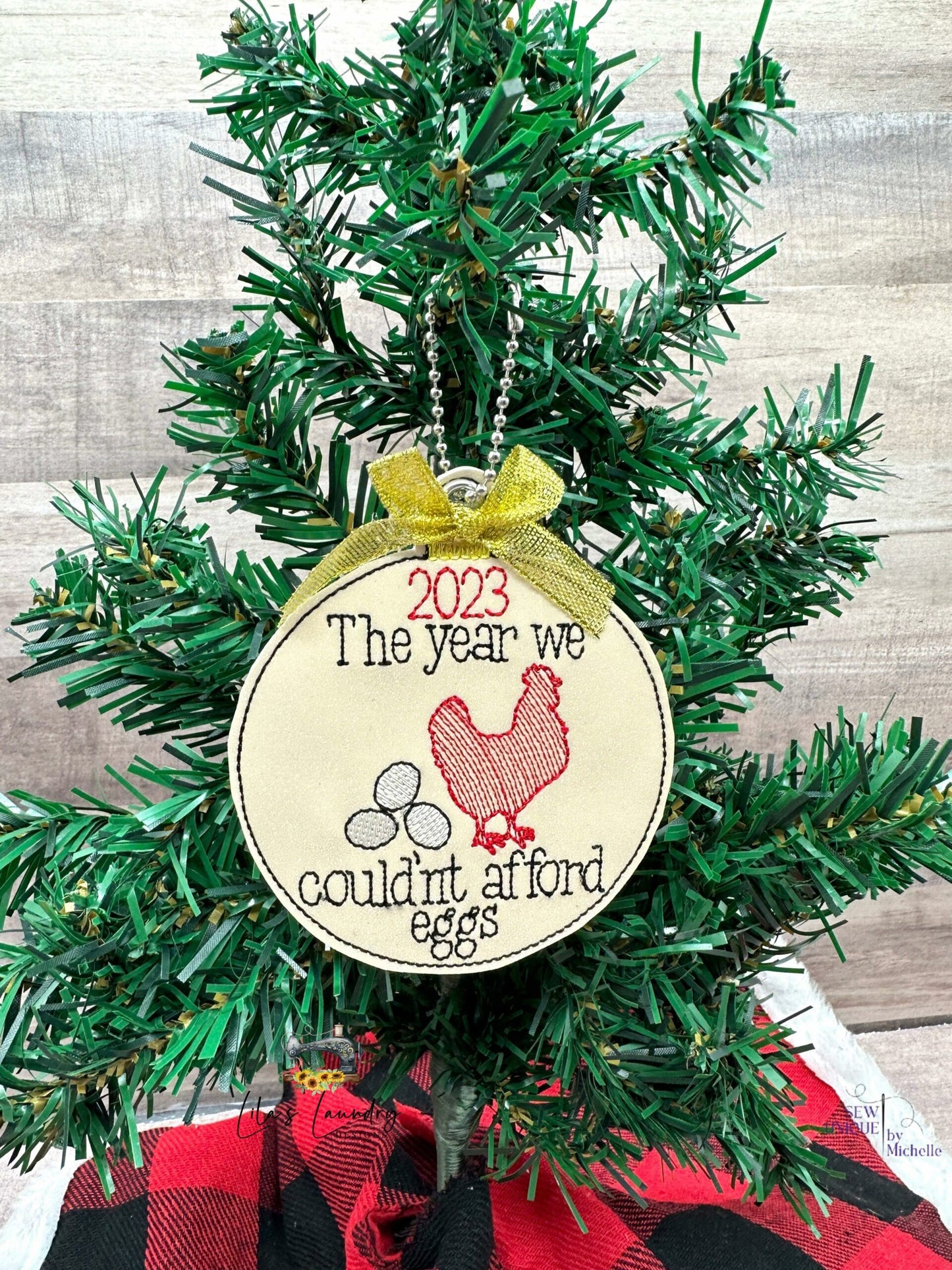 2023 Eggs Ornament - Digital File - Embroidery Design