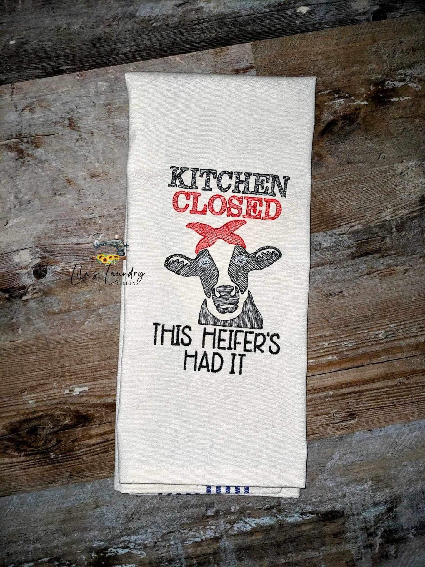Heifer's Had It - 3 sizes- Digital Embroidery Design