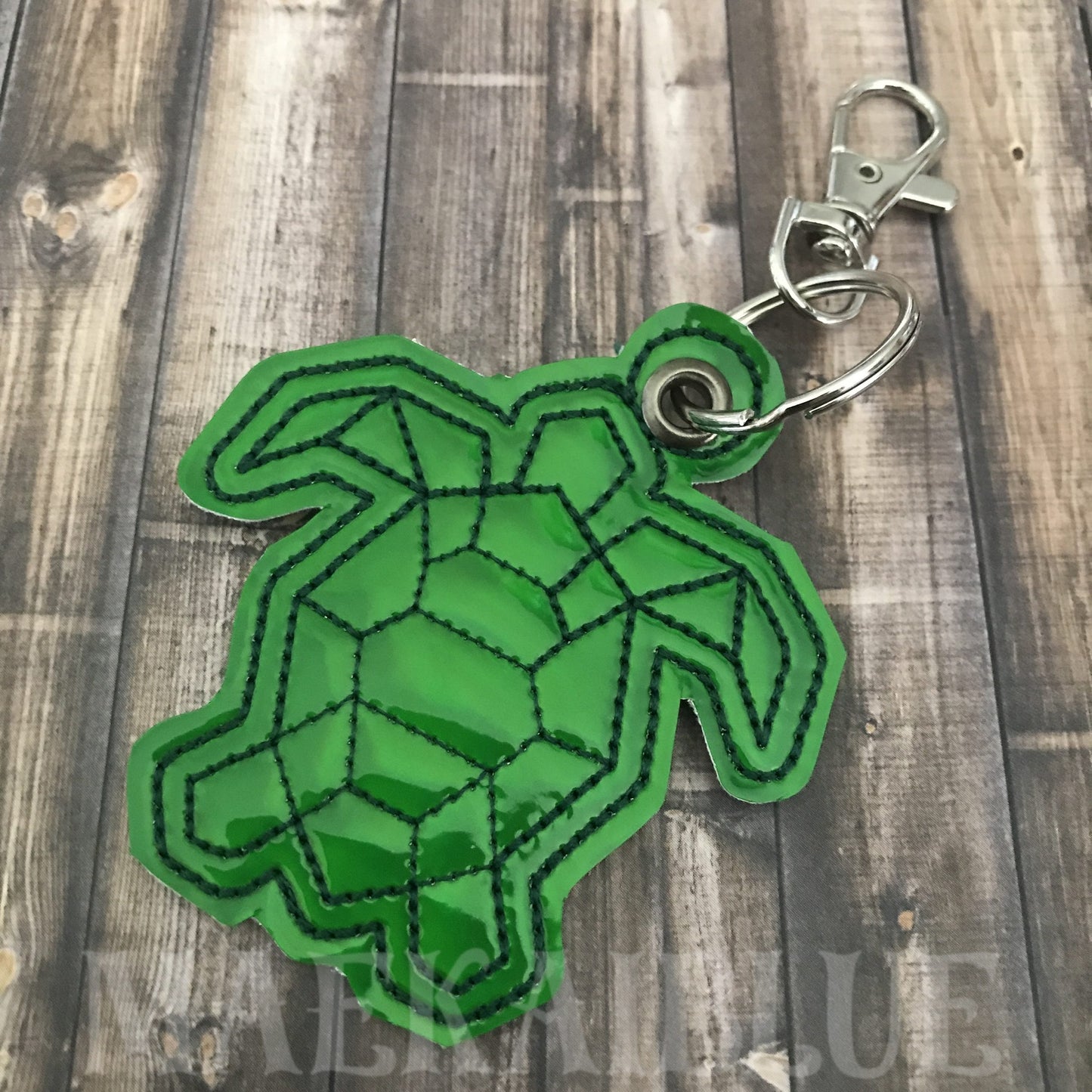 Geo Turtle Fobs - DIGITAL Embroidery DESIGN
