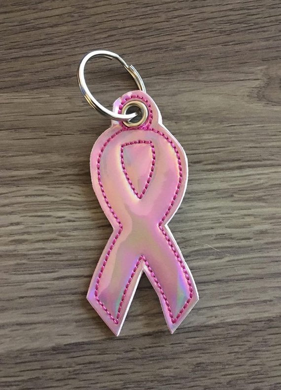 Awareness Ribbon Eyelet Fob - Digital Embroidery Design