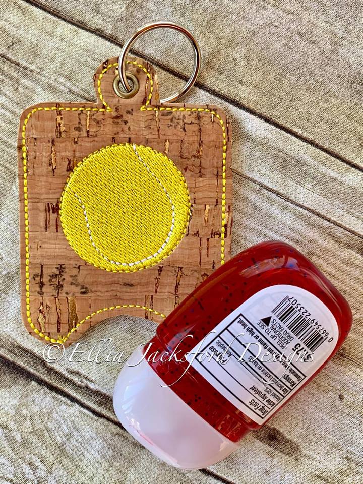 Tennis Sanitizer Holders - Embroidery Design - DIGITAL Embroidery DESIGN
