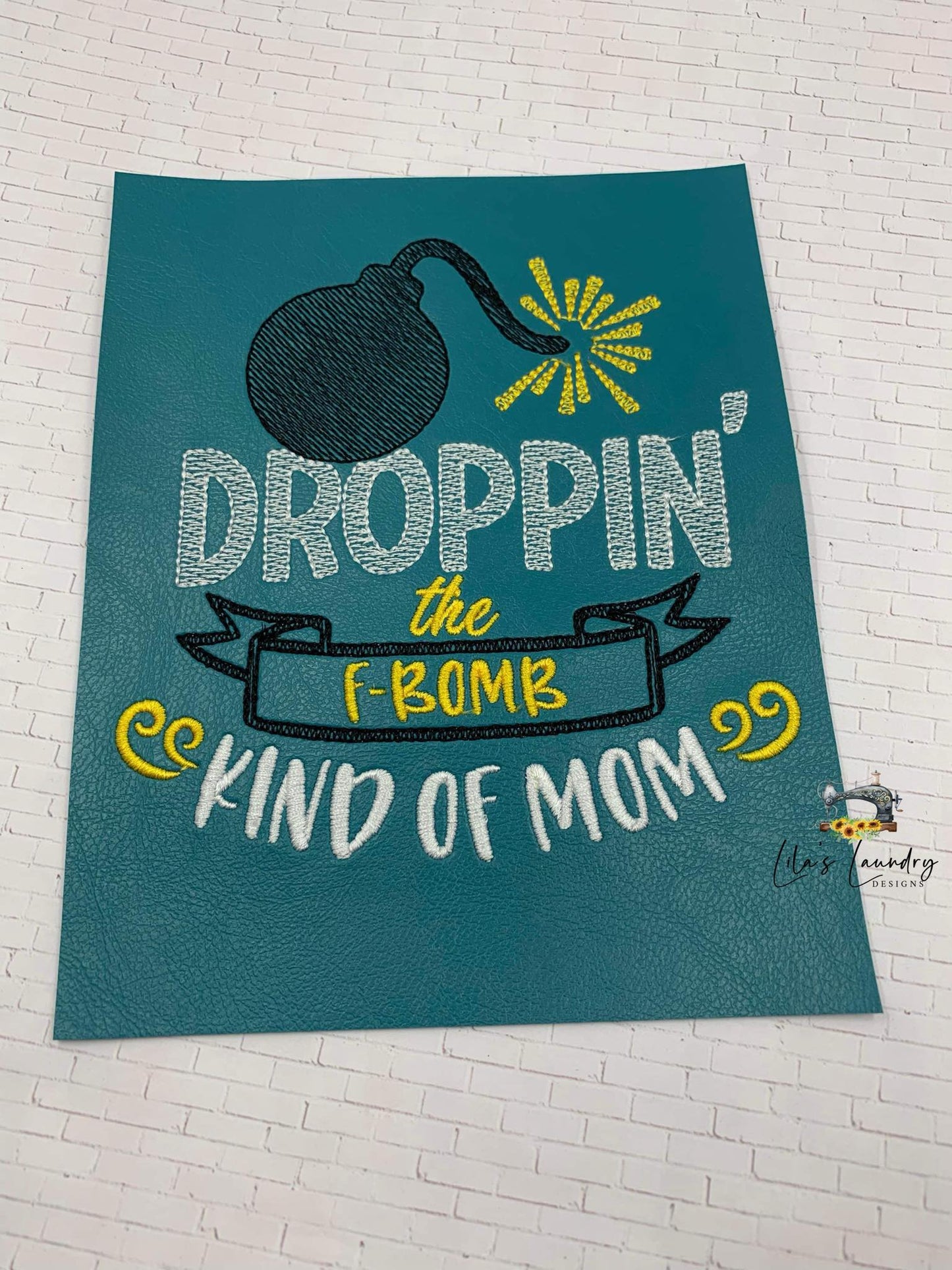 F-Bomb Kind of Mom - 4 Sizes - Digital Embroidery Design