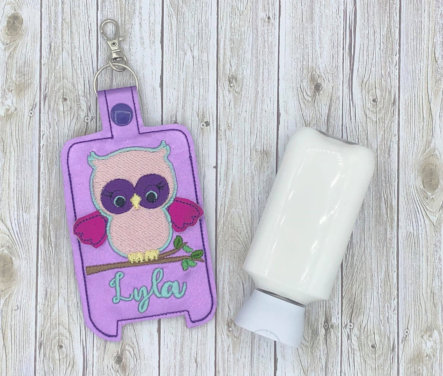 3D Owl - Hand Lotion Holder 5x7 included- DIGITAL Embroidery DESIGN