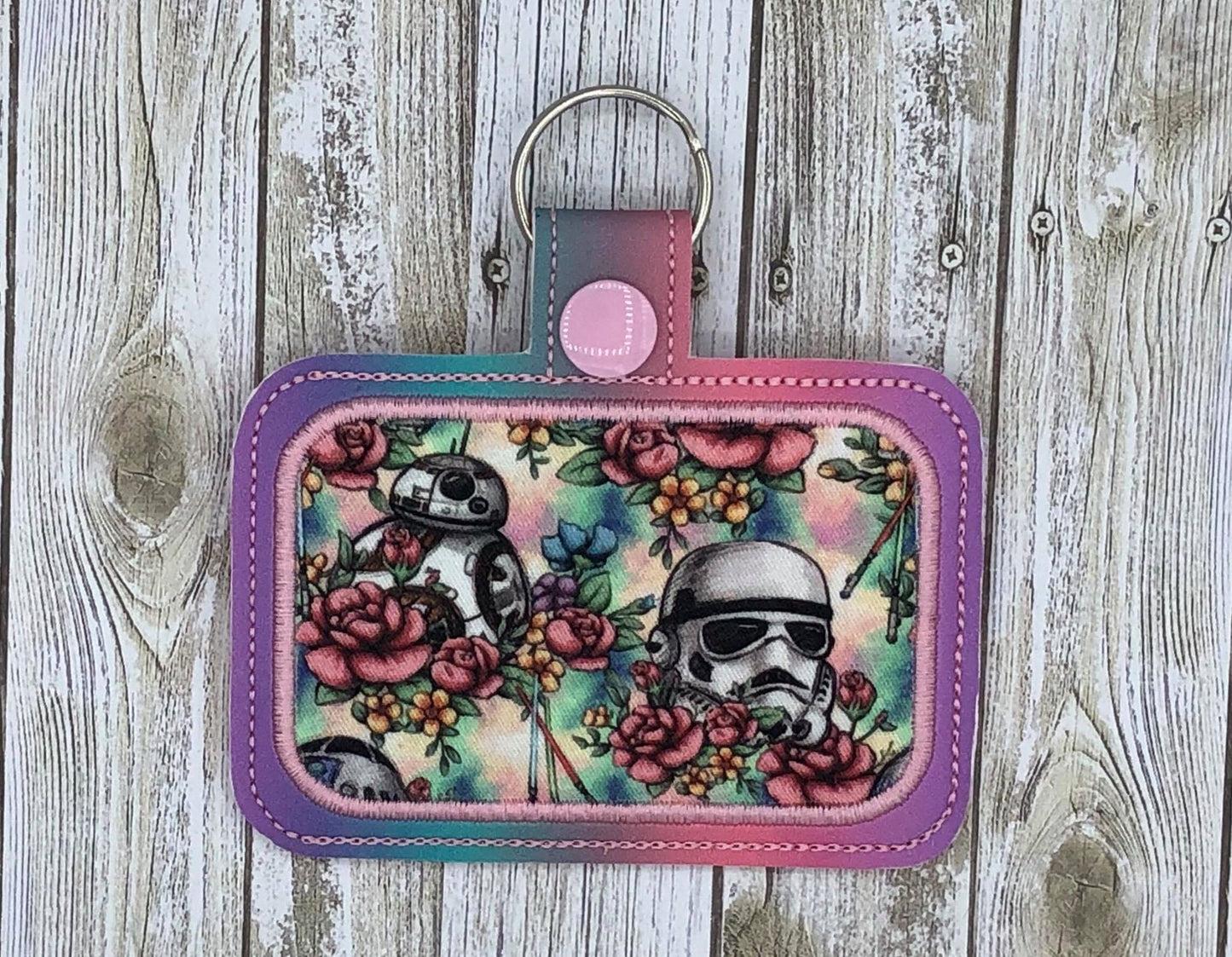 Applique ID holder/luggage tag - DIGITAL Embroidery design