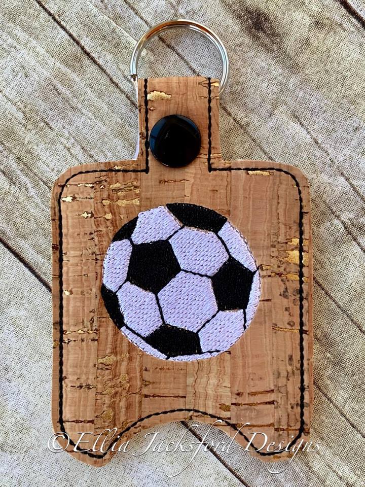 Soccer Sanitizer Holders - Embroidery Design - DIGITAL Embroidery DESIGN