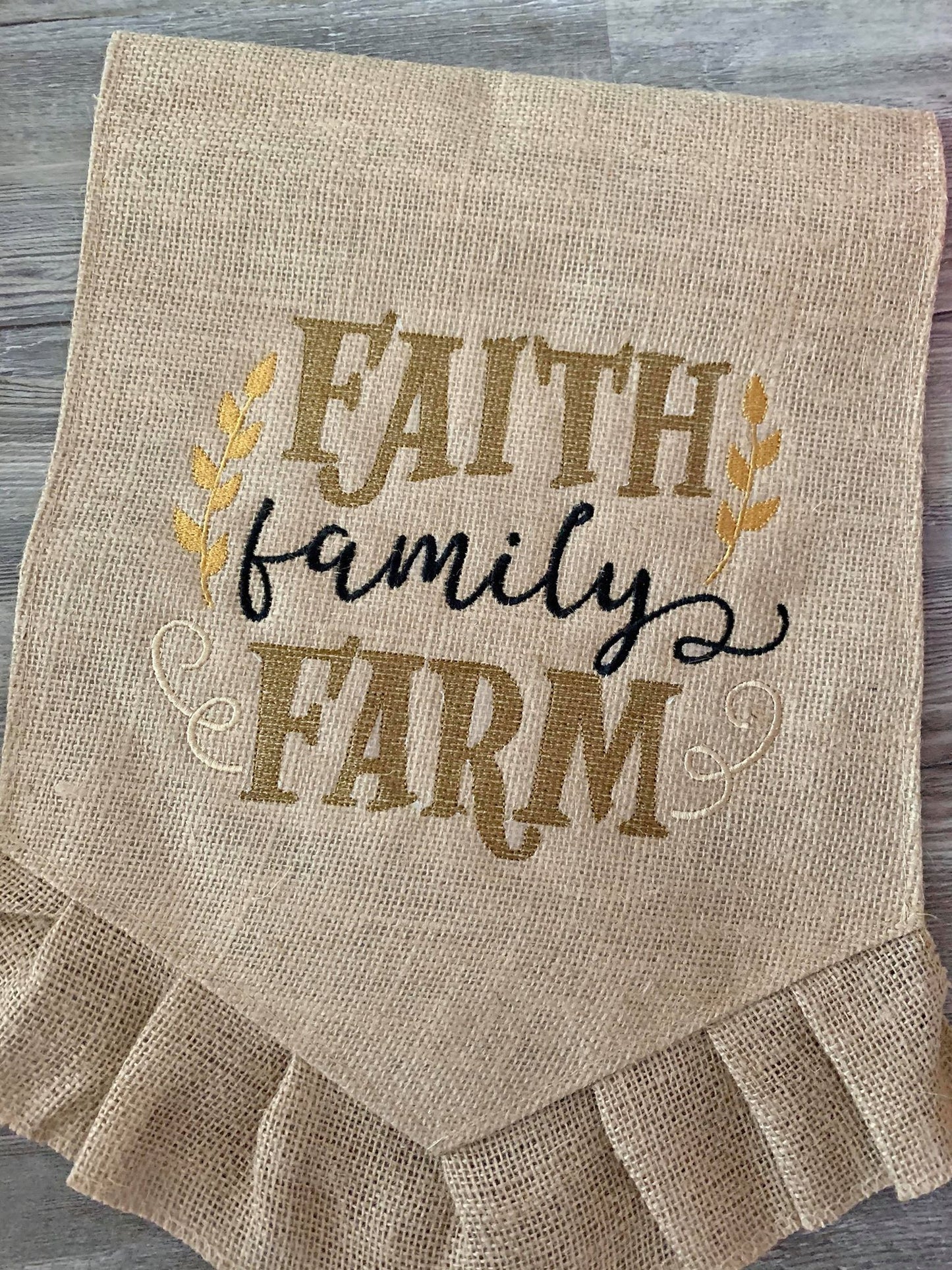 Faith Family Farm - 3 Sizes - Digital Embroidery Design