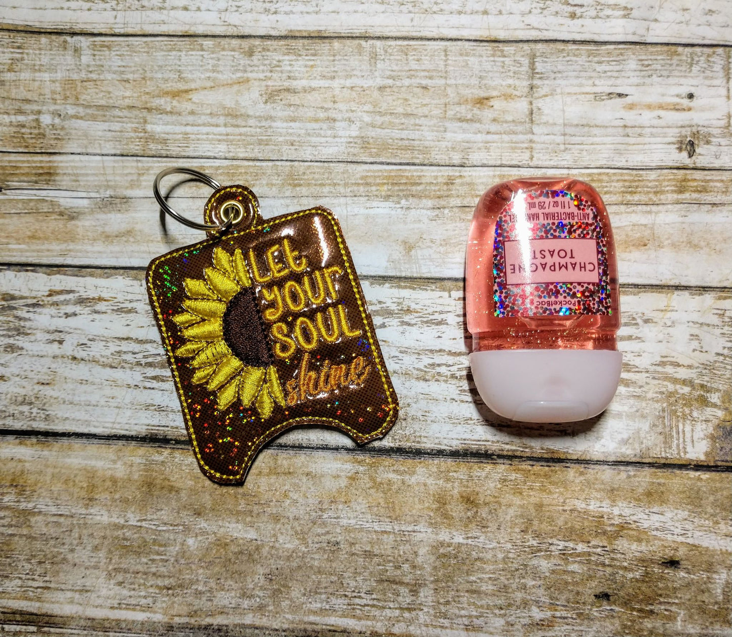 Let your soul shine Sanitizer Holders - DIGITAL Embroidery DESIGN