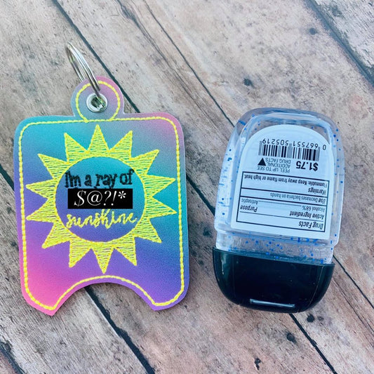 Mature Sunshine Sanitizer Holders - Embroidery Design - DIGITAL Embroidery DESIGN