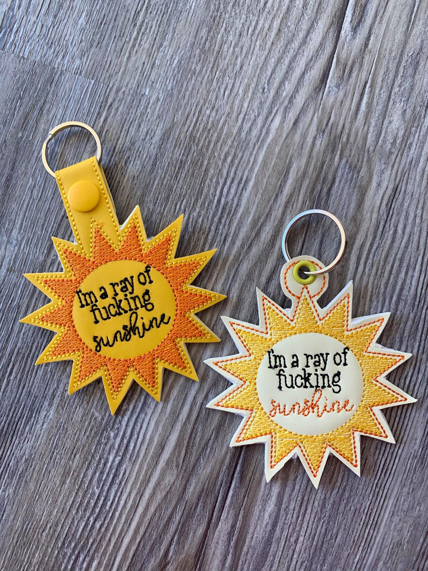 Mature Sunshine Fobs - DIGITAL Embroidery DESIGN