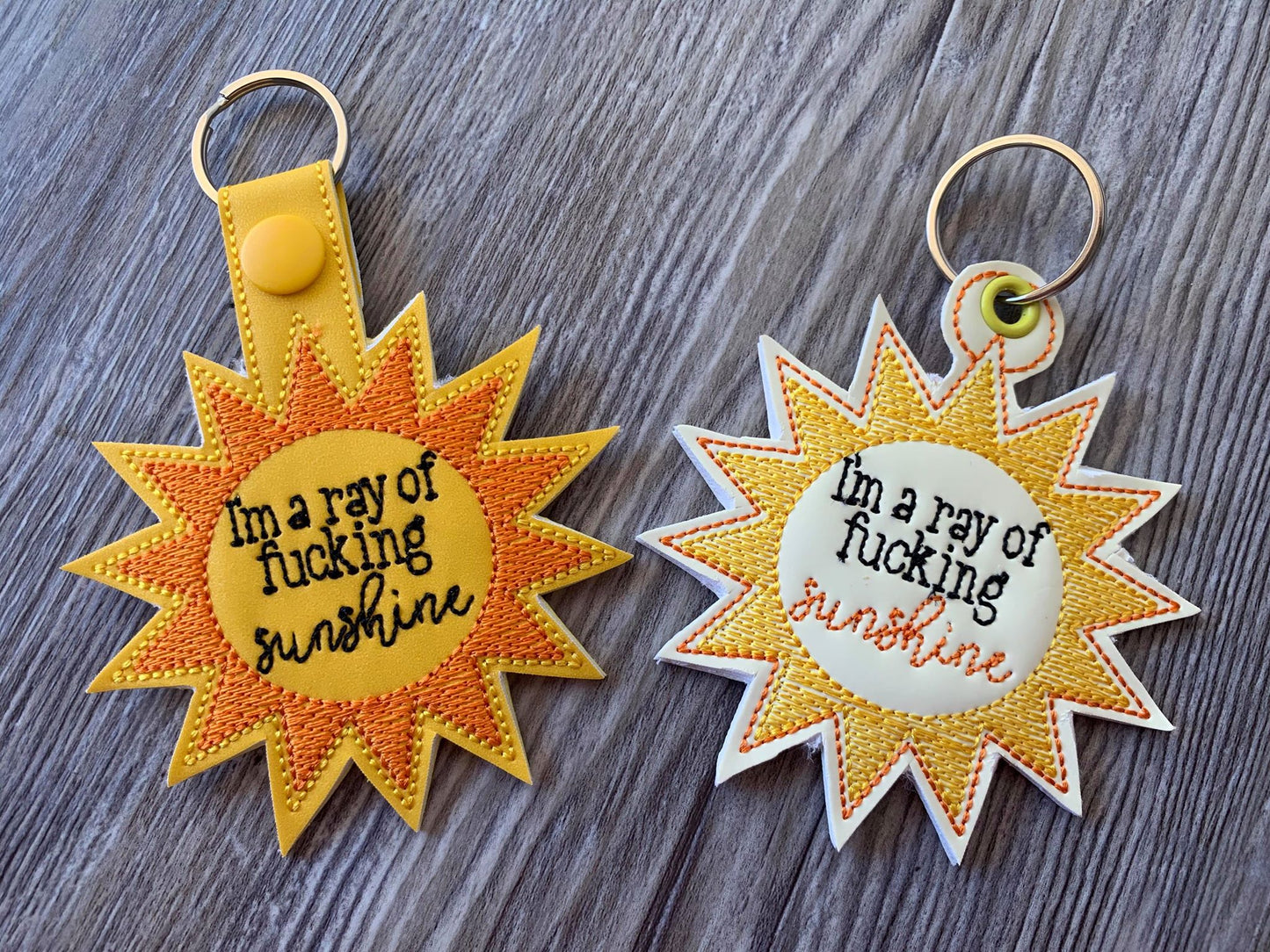 Mature Sunshine Fobs - DIGITAL Embroidery DESIGN