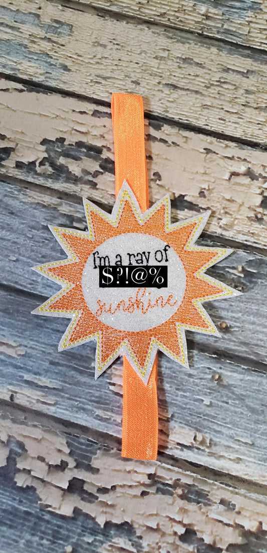 Mature Sunshine Book Band - Digital Embroidery Design