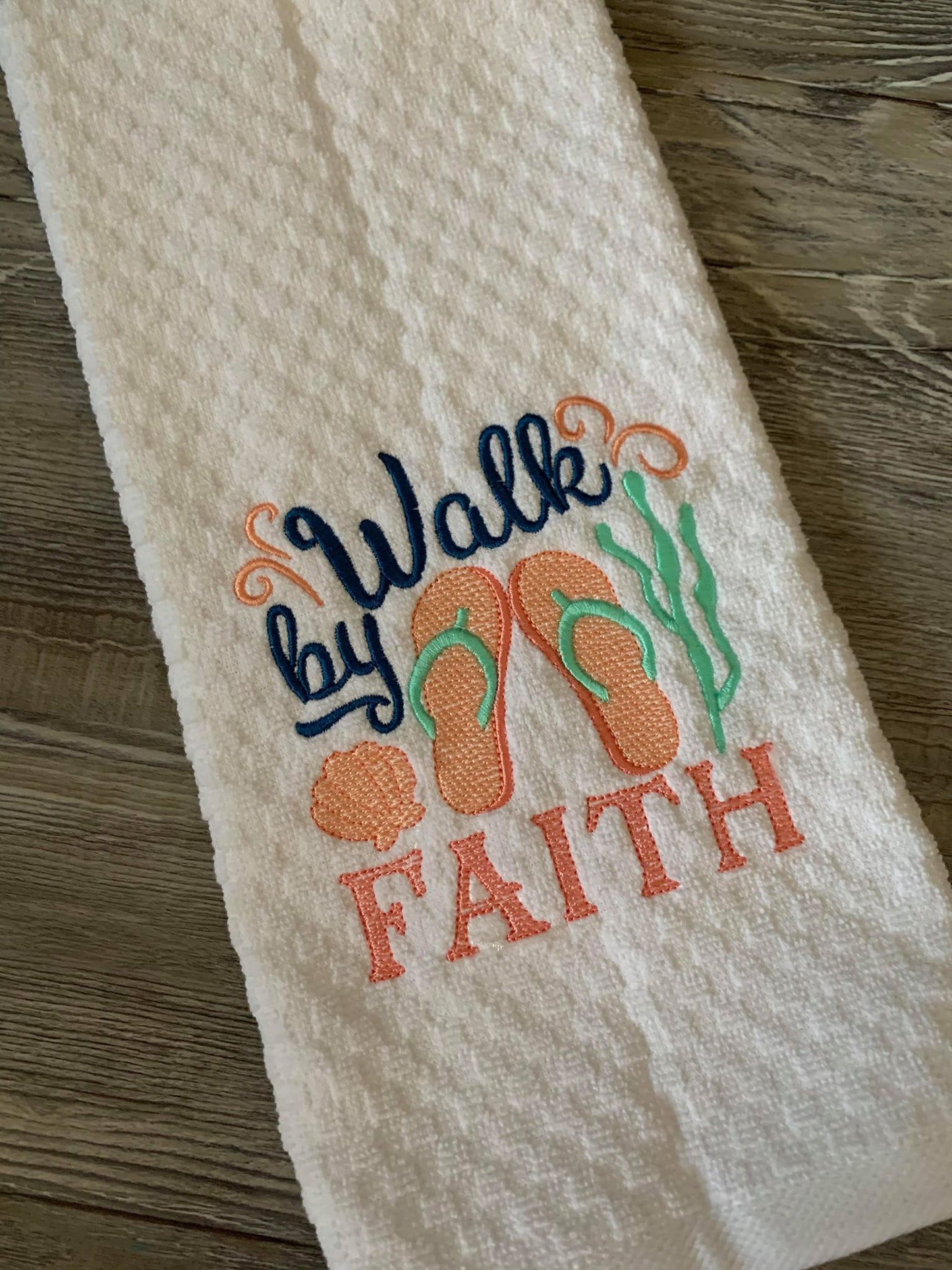 Walk By Faith - 4 Sizes - Digital Embroidery Design