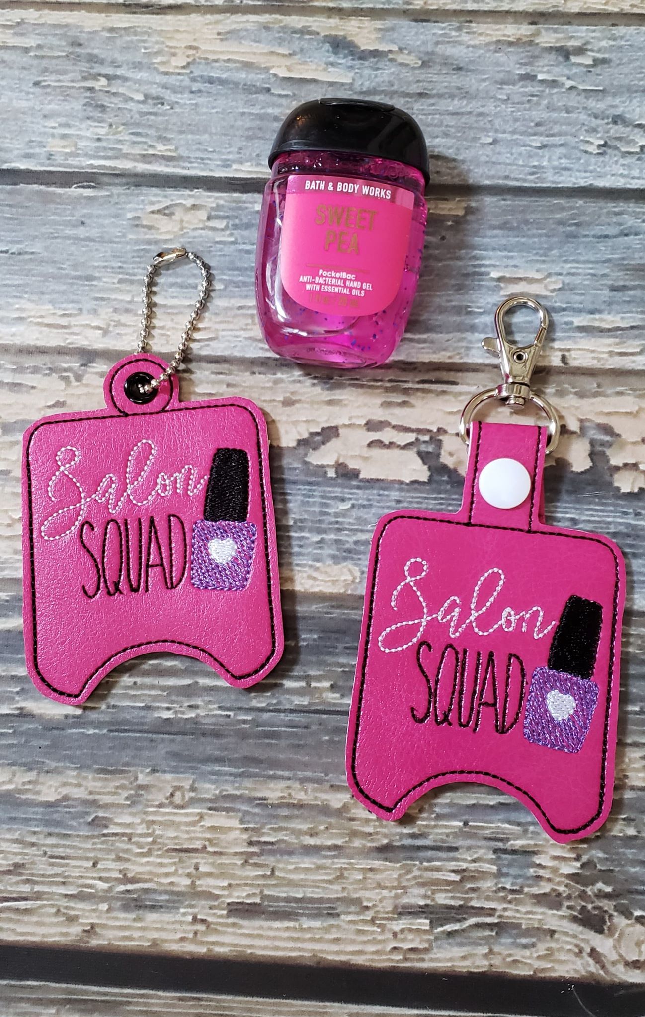 Salon Squad Sanitizer Holders - DIGITAL Embroidery DESIGN