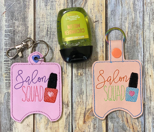 Salon Squad Sanitizer Holders - DIGITAL Embroidery DESIGN
