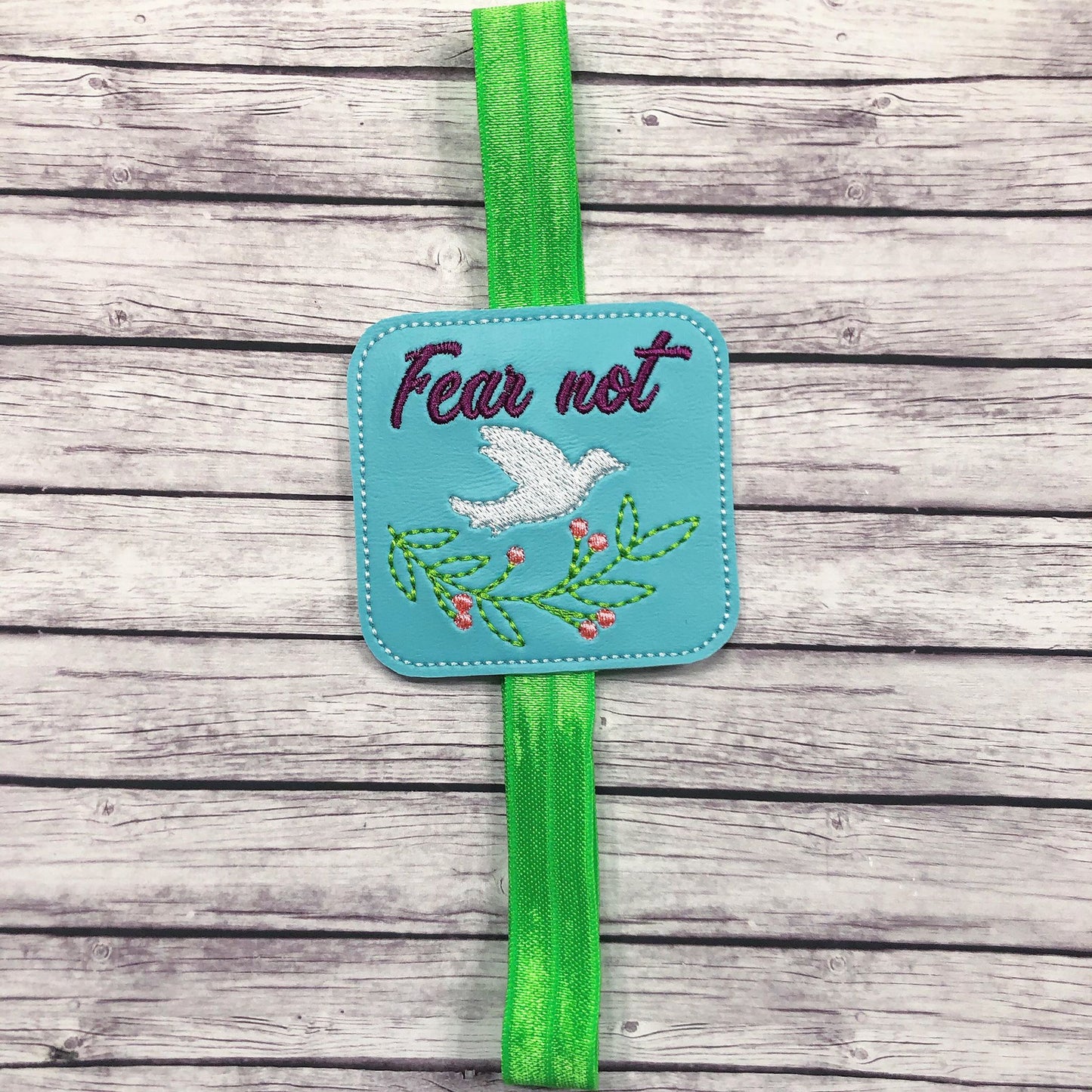 Fear Not- Book Band - Digital Embroidery Design
