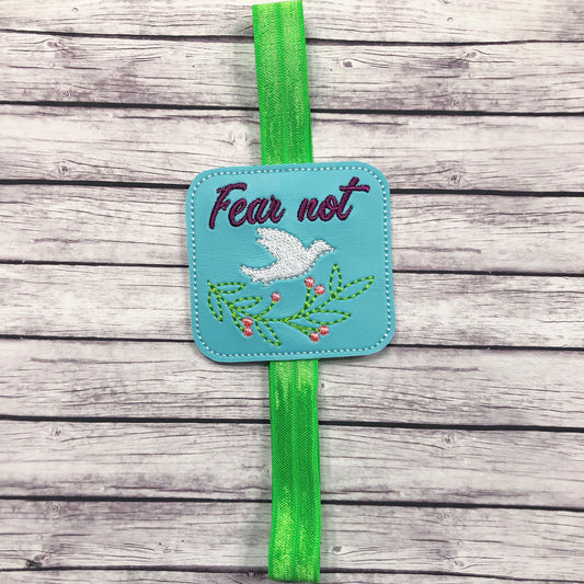 Fear Not- Book Band - Digital Embroidery Design