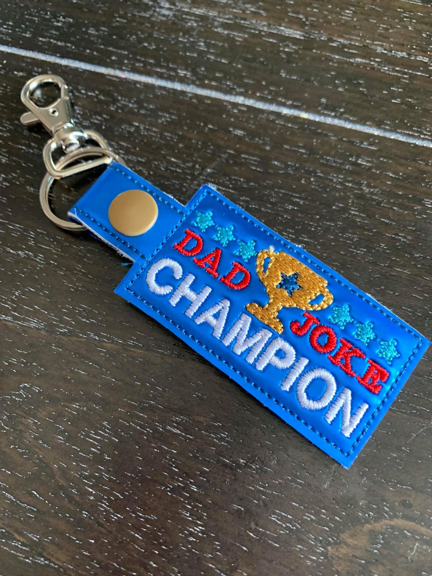 Dad Joke Champion Fobs - DIGITAL Embroidery DESIGN
