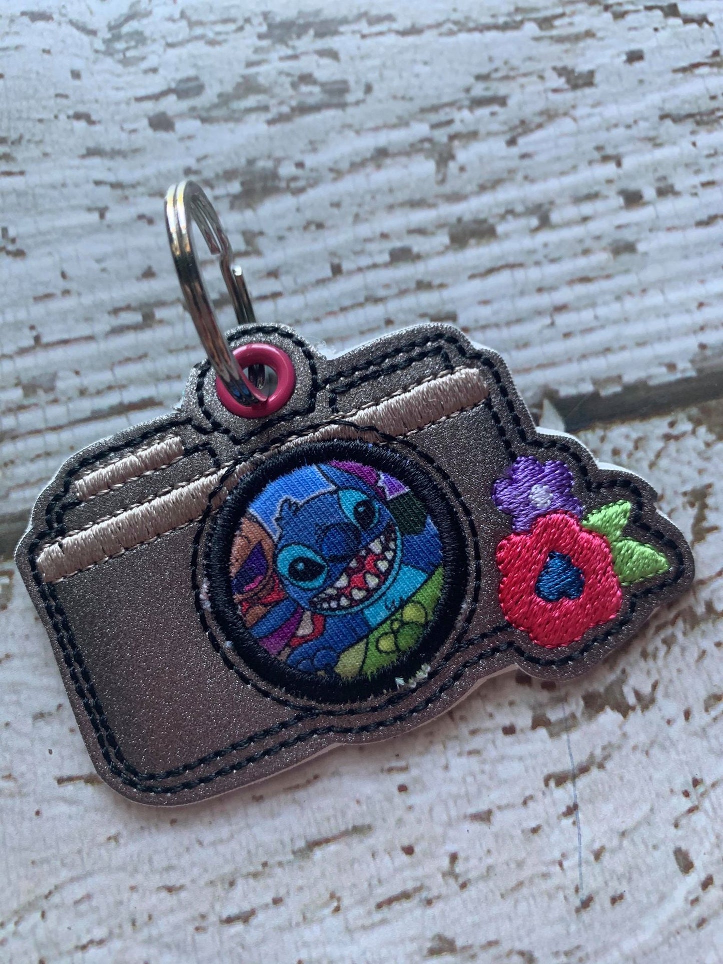 Camera Applique Fobs - DIGITAL Embroidery DESIGN