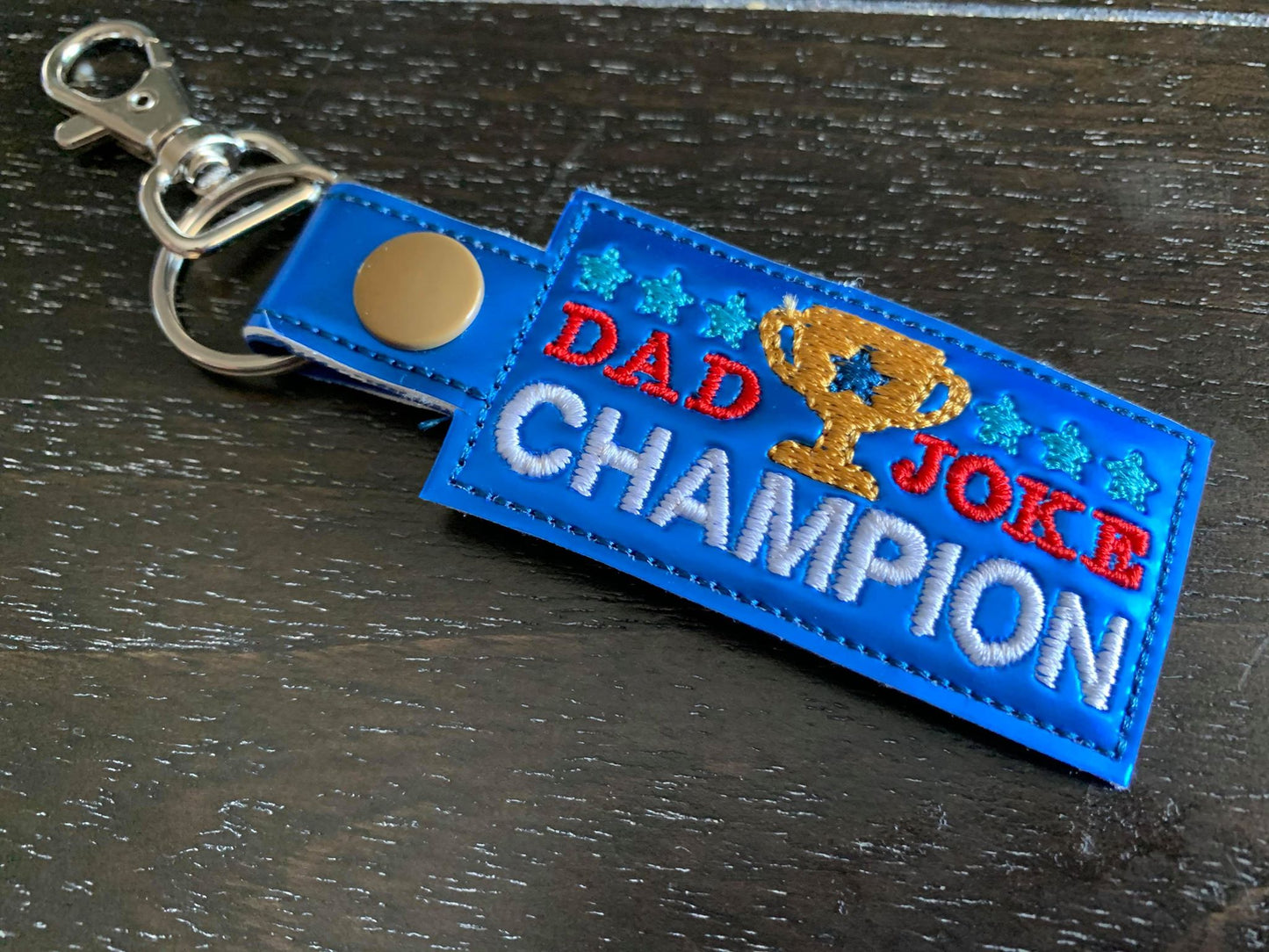 Dad Joke Champion Fobs - DIGITAL Embroidery DESIGN