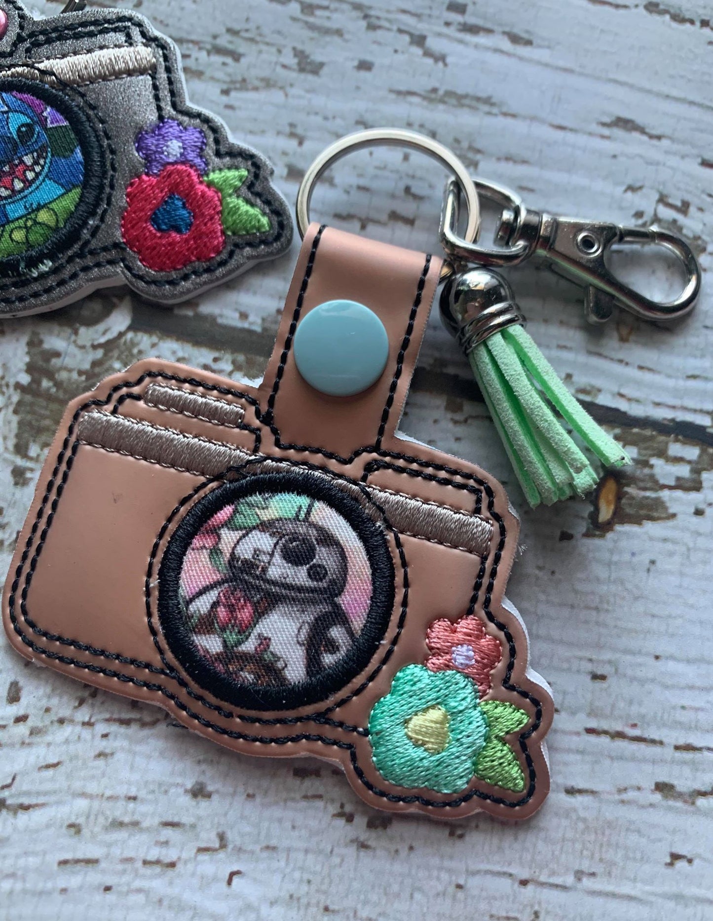 Camera Applique Fobs - DIGITAL Embroidery DESIGN