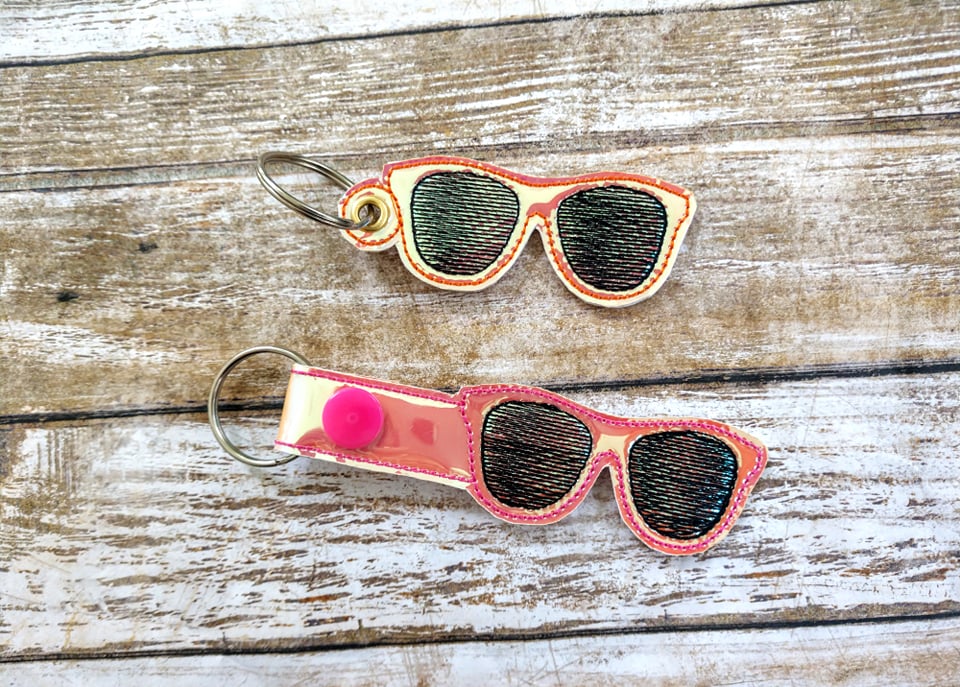Glasses Fobs - DIGITAL Embroidery DESIGN