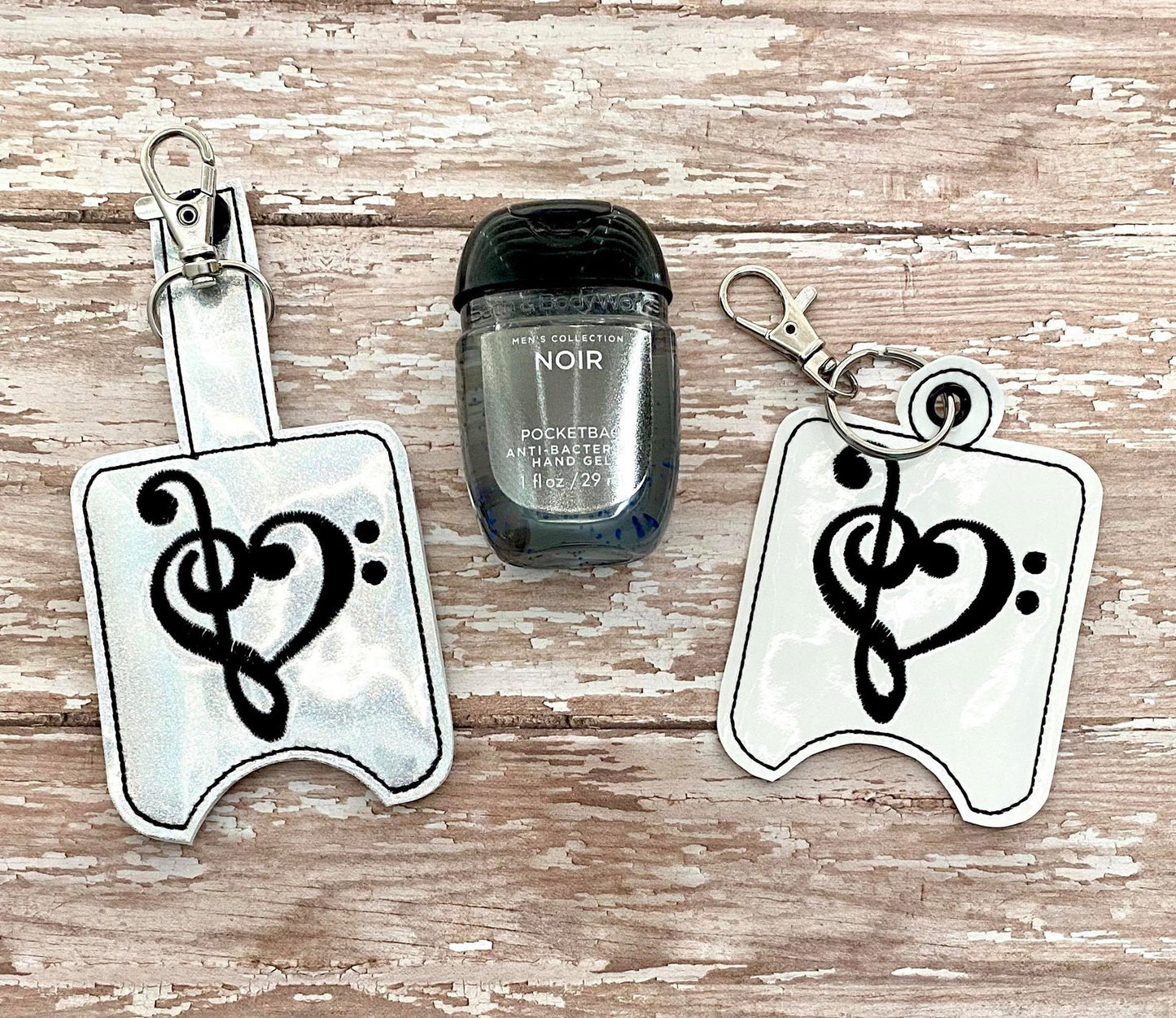 Music Love Sanitizer Holders - DIGITAL Embroidery DESIGN