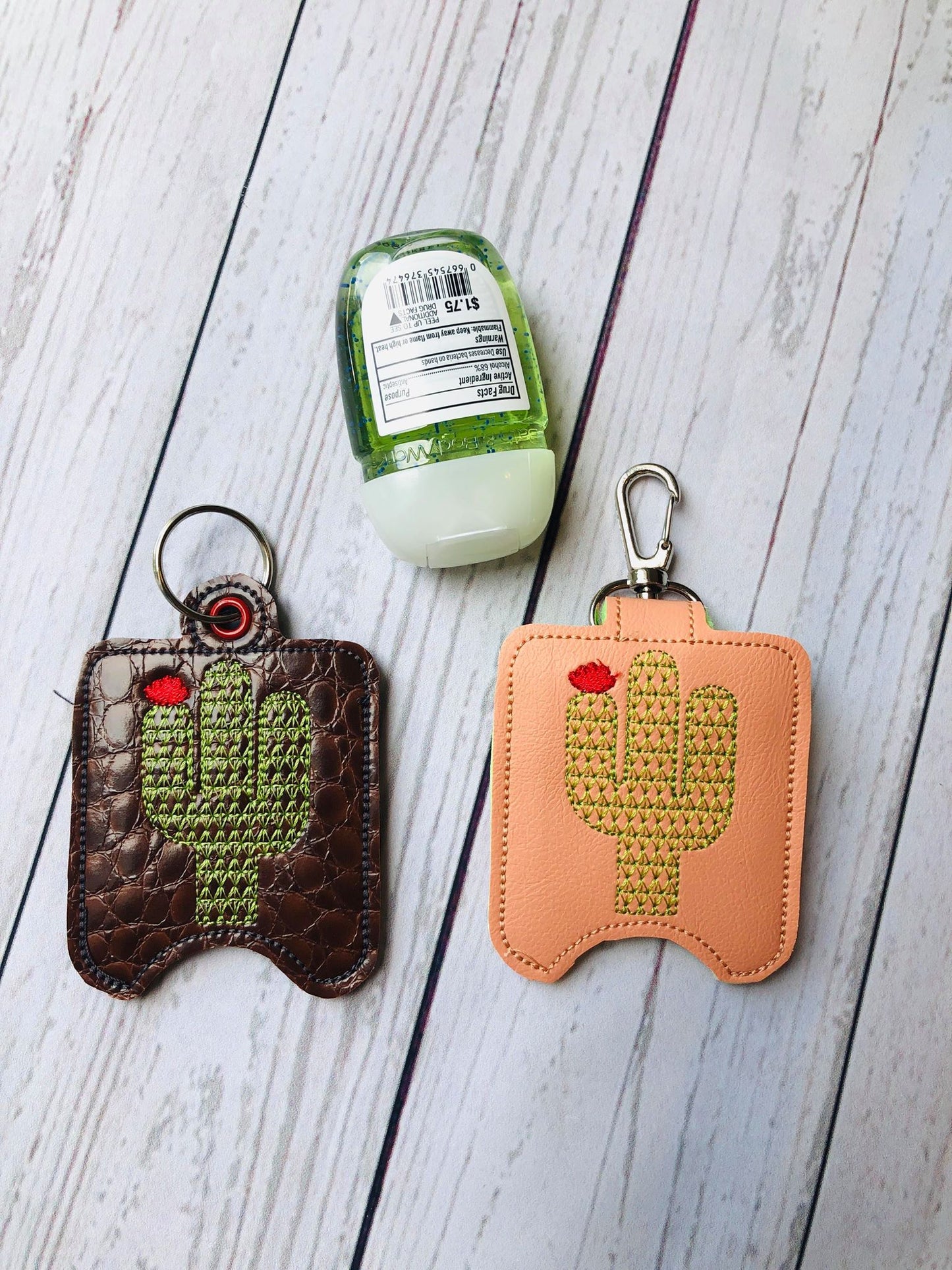 Cactus Sanitizer Holders - DIGITAL Embroidery DESIGN