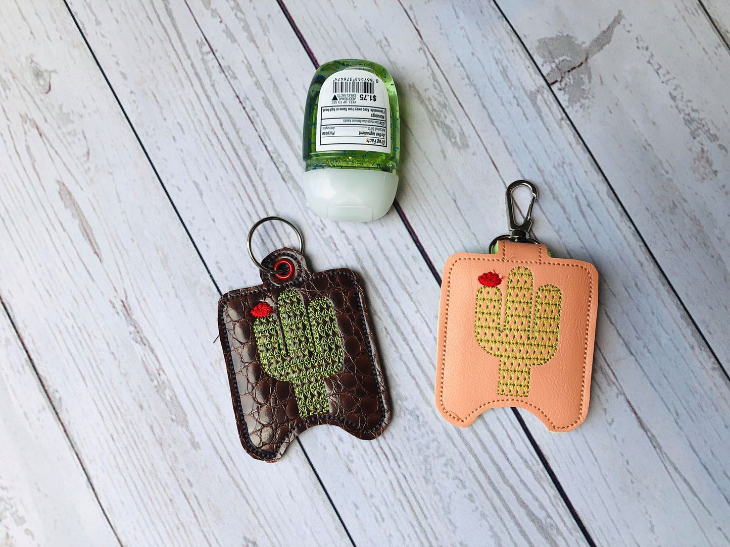 Cactus Sanitizer Holders - DIGITAL Embroidery DESIGN