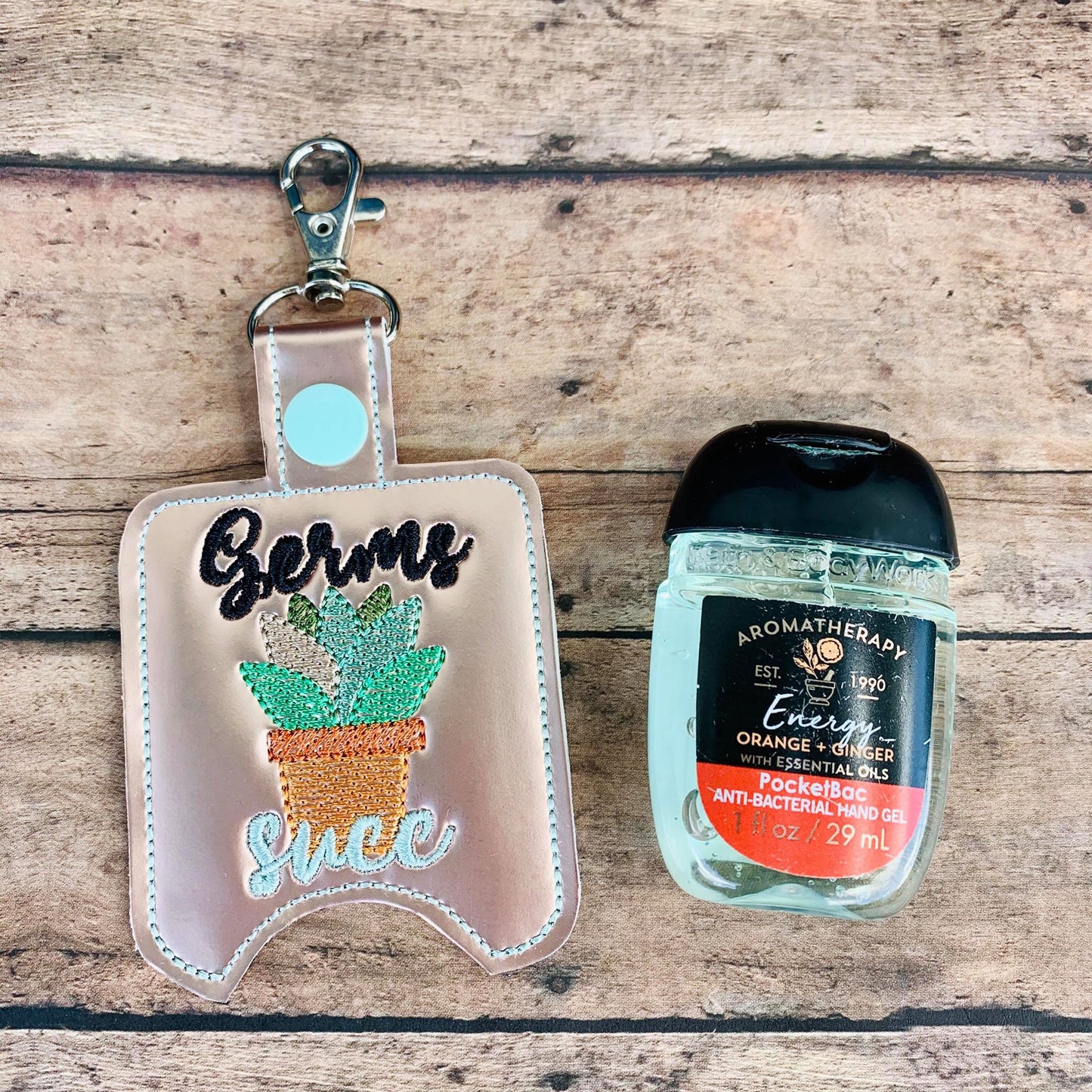 Germs Succ Sanitizer Holders - DIGITAL Embroidery DESIGN