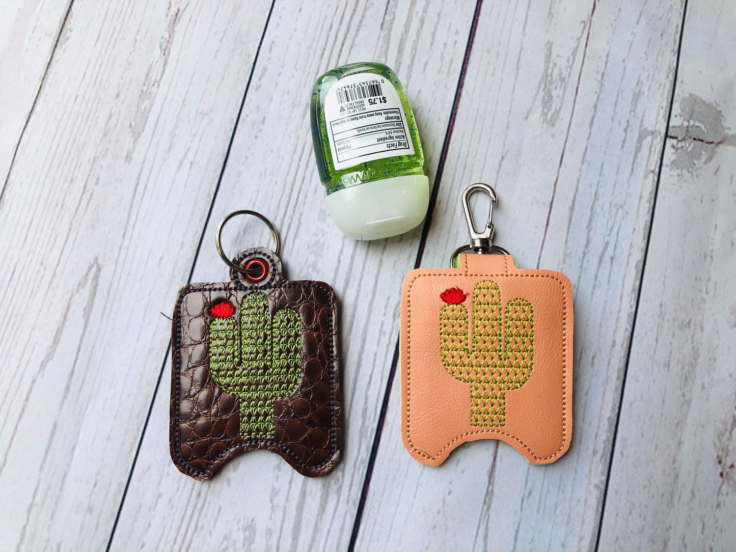 Cactus Sanitizer Holders - DIGITAL Embroidery DESIGN