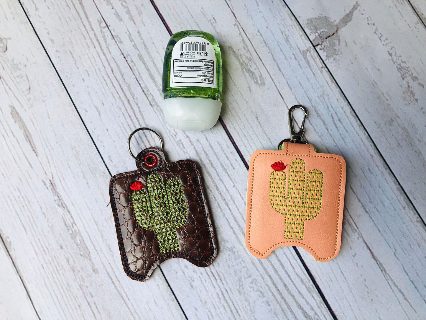 Cactus Sanitizer Holders - DIGITAL Embroidery DESIGN