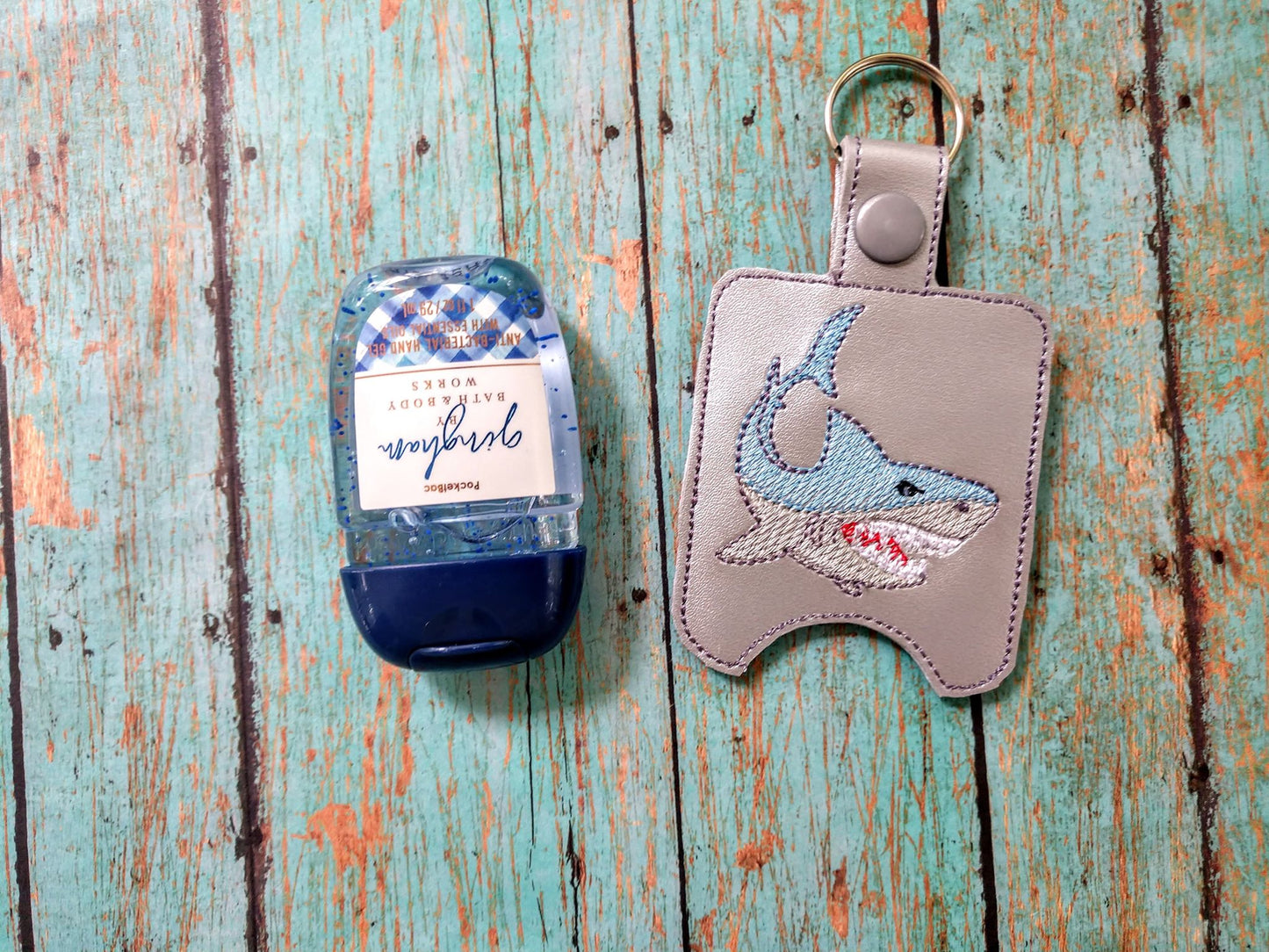 Shark Sanitizer Holders - DIGITAL Embroidery DESIGN