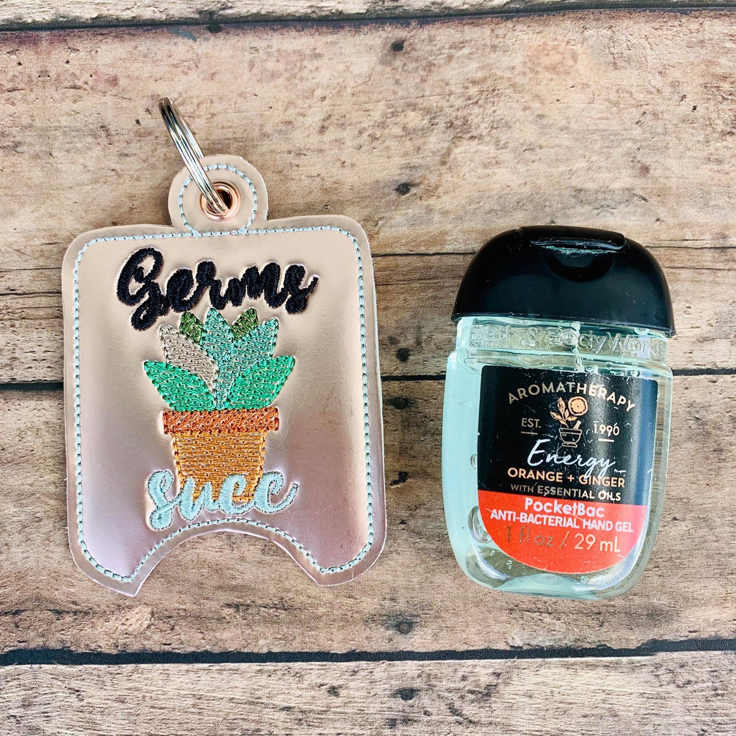 Germs Succ Sanitizer Holders - DIGITAL Embroidery DESIGN