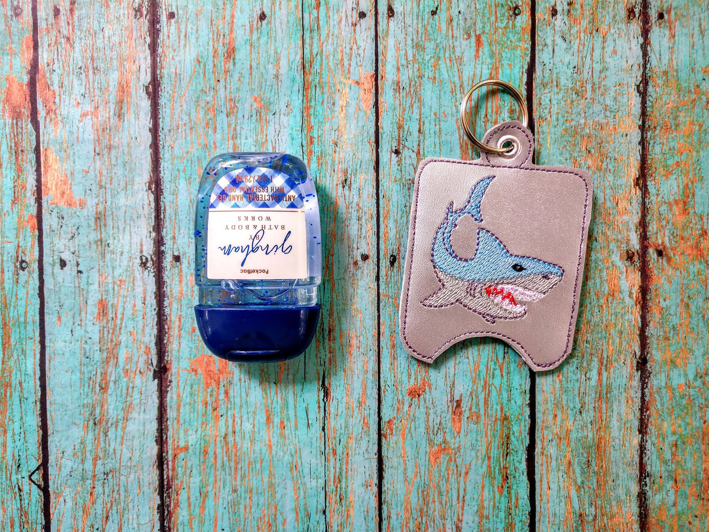 Shark Sanitizer Holders - DIGITAL Embroidery DESIGN