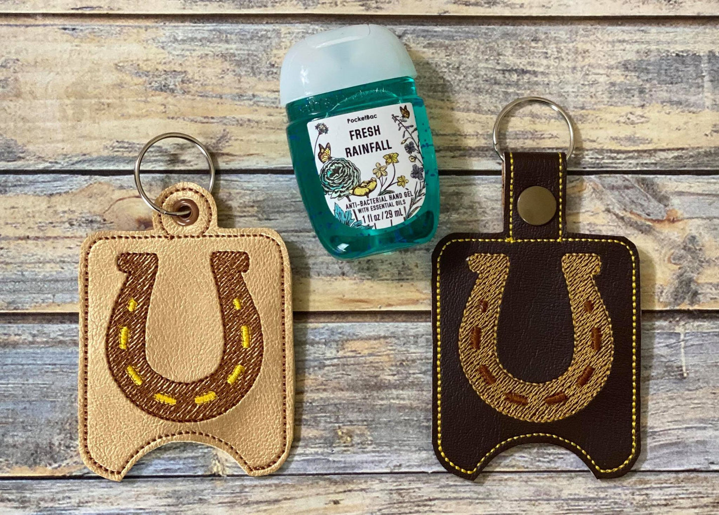 Horseshoe Sanitizer Holders - DIGITAL Embroidery DESIGN