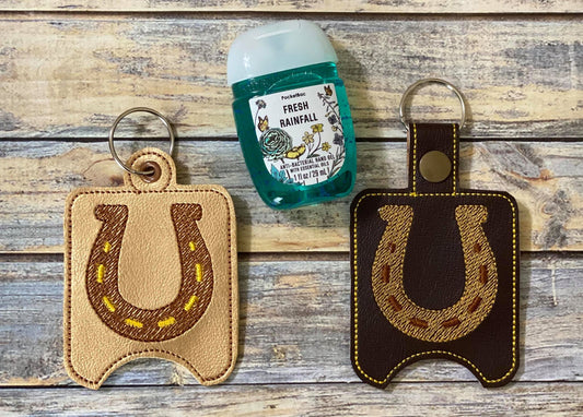 Horseshoe Sanitizer Holders - DIGITAL Embroidery DESIGN