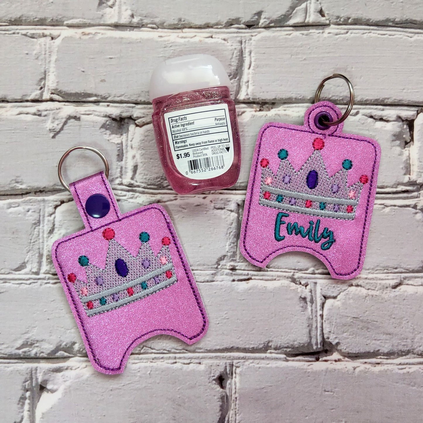 Tiara Sanitizer Holders - DIGITAL Embroidery DESIGN