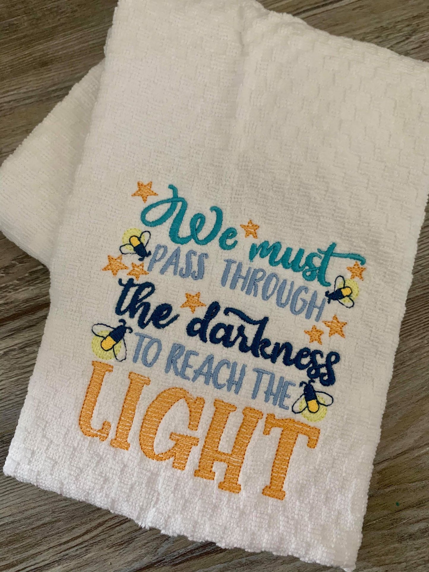 We Must Pass Through The Darkness - 2 Sizes - Digital Embroidery Design