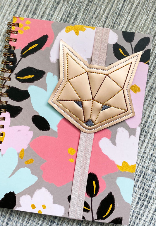 Geometric Fox Book Band - Digital Embroidery Design
