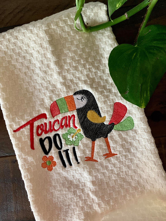Toucan Do It - 2 Sizes - Digital Embroidery Design